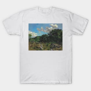 Landscape at Chailly by Frederic Bazille T-Shirt